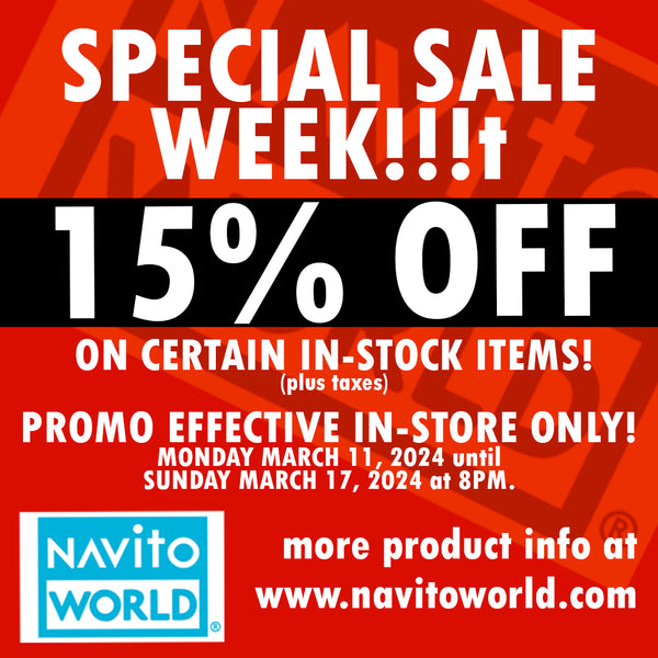 SPECIAL SALE WEEK - MARCH 2024 (IN-STORE PROMOTION ONLY)