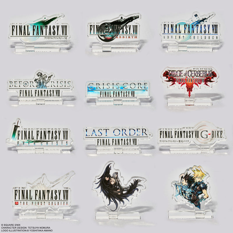 Final Fantasy VII Square Enix Series Logo Acrylic Stand Collection (1 Random)