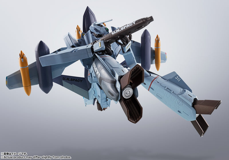 Macross Zero Bandai HI-METAL R VF-0A Phoenix (Kudo Shin Fighter) + QF-2200D-B Ghost(JP)