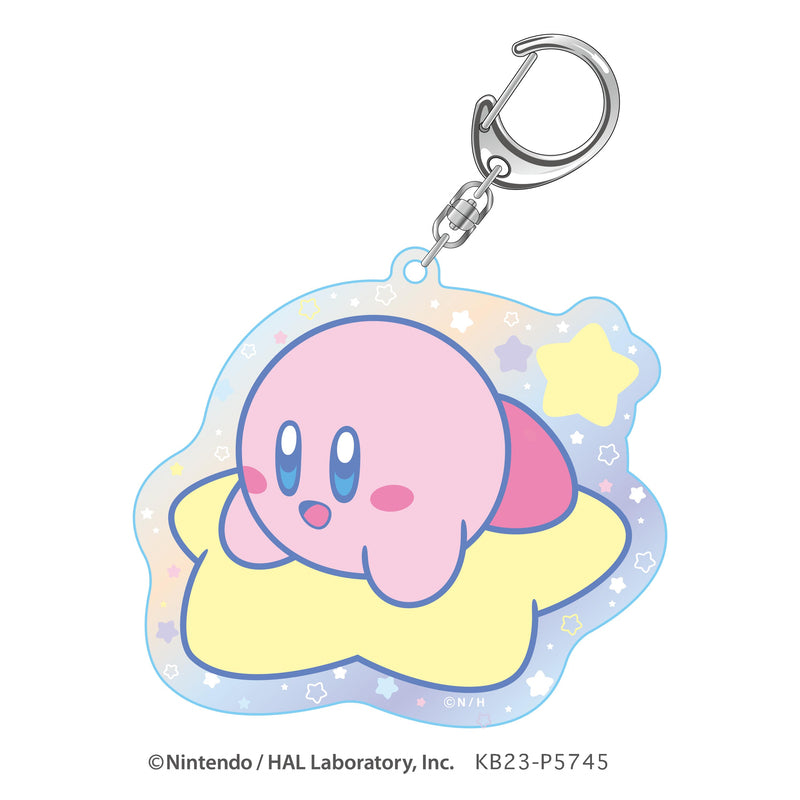 Kirby's Dream Land Twinkle Aurora Acrylic Key Chain E Kirby, Warp Star