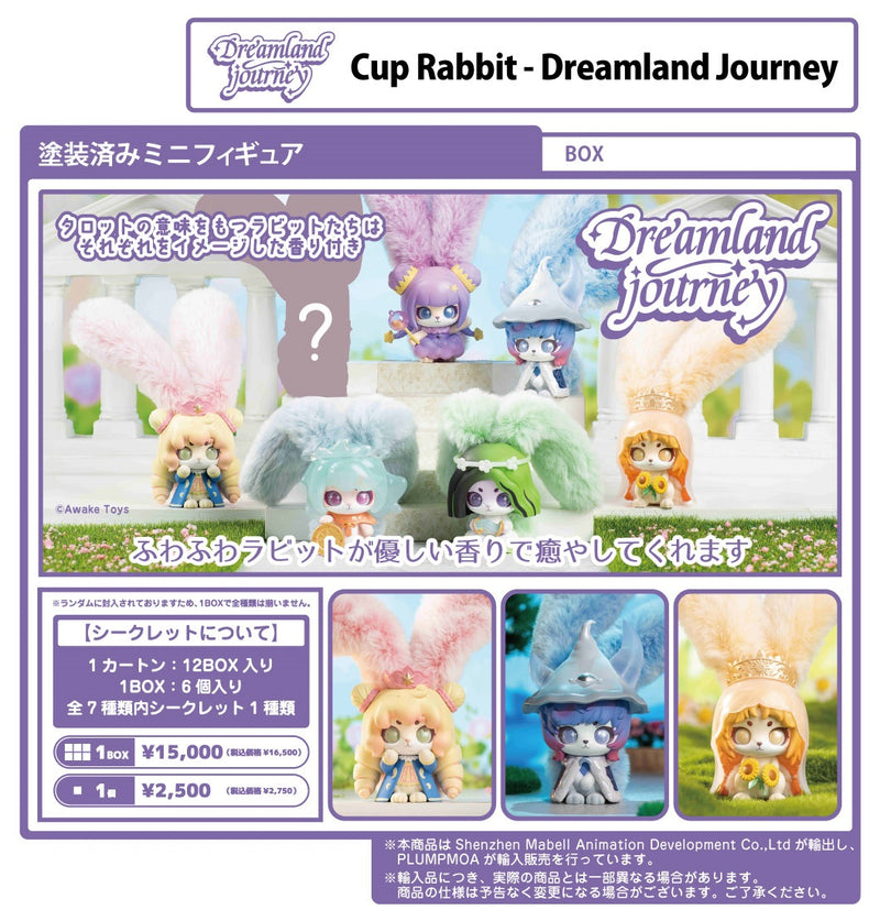 Mini World PLUM Cup Rabbit - Dreamland Journey (1 Random)