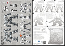 3 min project SHEIK MAINLAND 3 MIN PROJECT SERIES FORTISHIELD - ARGENT SWORD TROOP 1/60 SCALE PLASTIC MODEL KIT