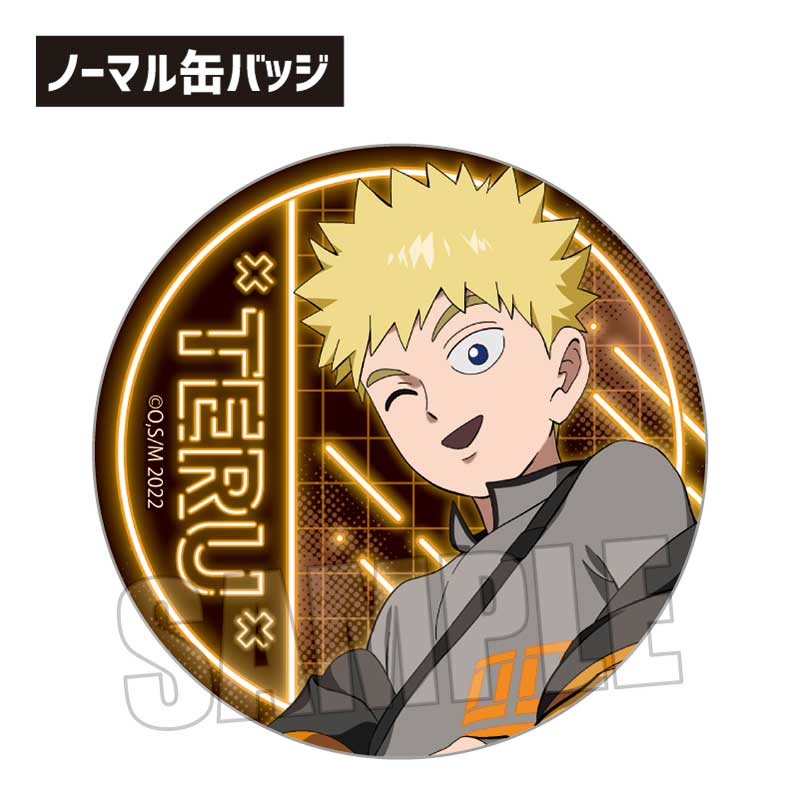 Mob Psycho 100 III Bell House Trading Can Badge Cyberpunk Ver.