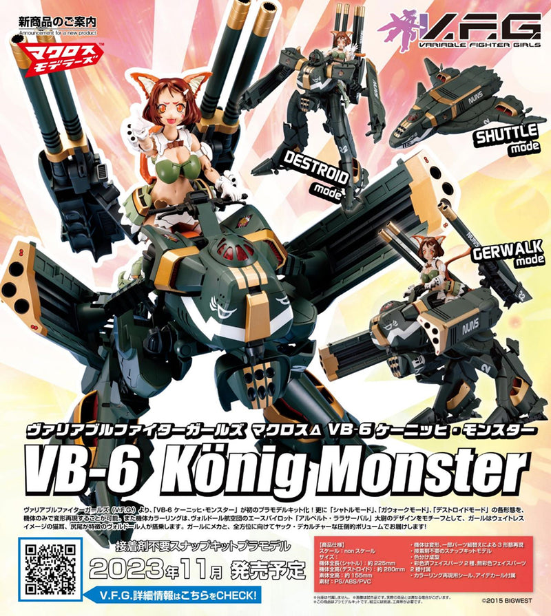 Macross Delta Aoshima ACKS V.F.G. VB-6 Konig Monster