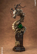 NIHILITY CREATION AZURE DRAGON OF WOOD RESIN STATUE