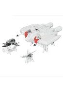 Message from Space: Galactic Wars HMA Liabe Special Acrylic Pedestal Set for Plastic Model Kits