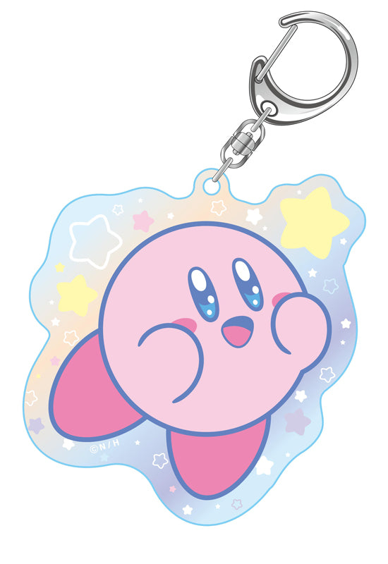 Kirby's Dream Land Twinkle Aurora Acrylic Key Chain D Kirby, Smile