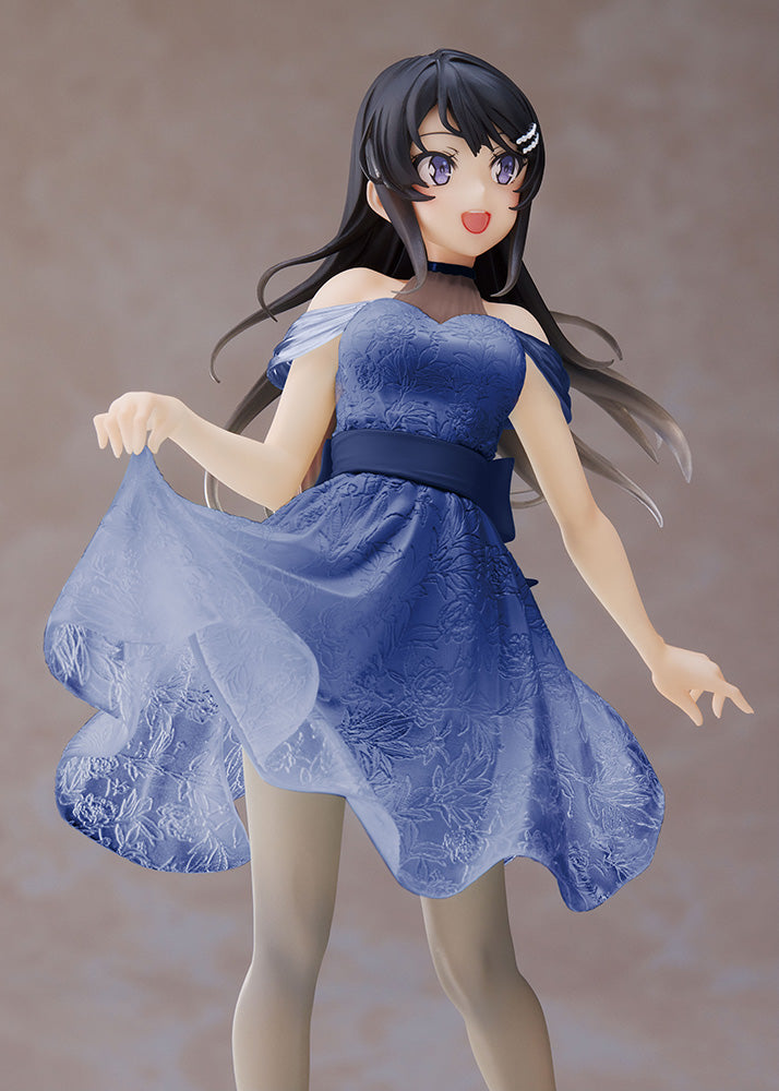 Rascal Does Not Dream of Bunny Girl Senpai Taito Coreful Figure Mai Sakurajima (Clear Dress Ver.) Renewal Edition