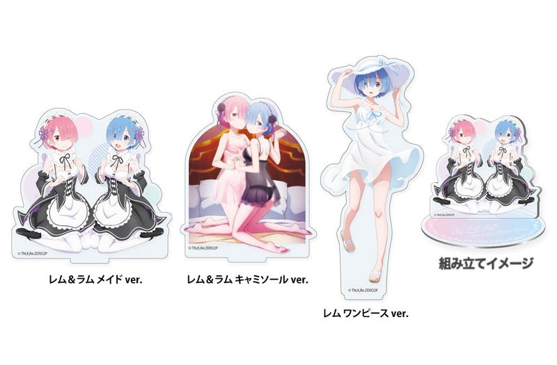 Re:ZERO -Starting Life in Another World- HOBBY STOCK Acrylic figure - Ram and Rem