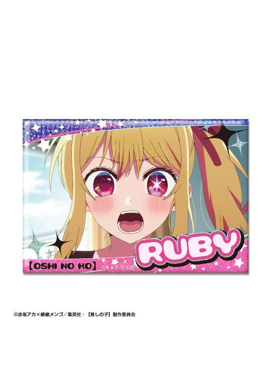 Oshi no Ko Licence Agent Hologram Can Badge Design 08 Ruby A