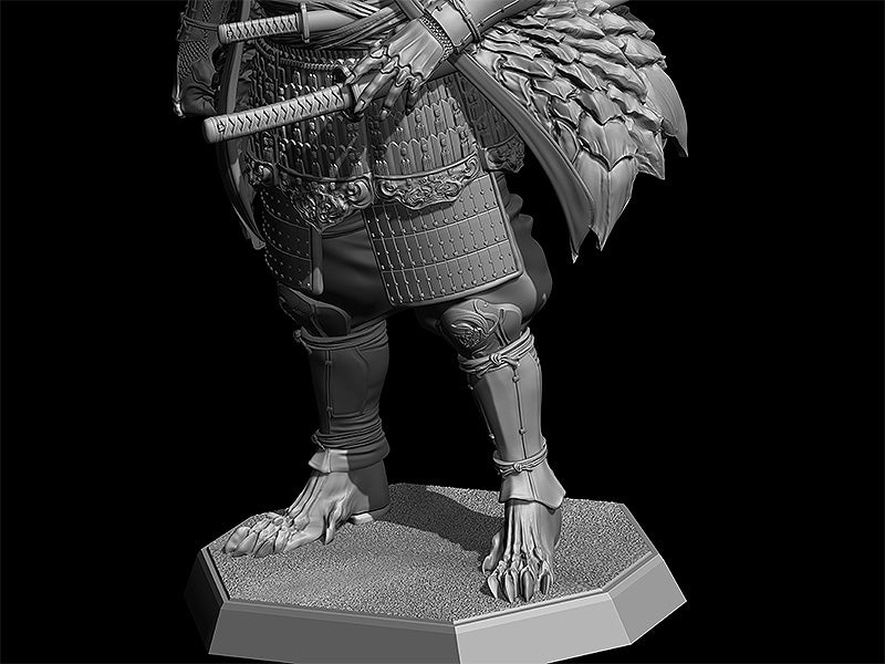 Zodiac Warrior: Dragon annulus Ready-to-Assemble Plastic Model Kit