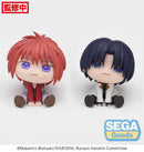Rurouni Kenshin SEGA QyuruMe TV Anime Mini Figure Kenshin Himura ・ Aoshi Shinomori (EX)