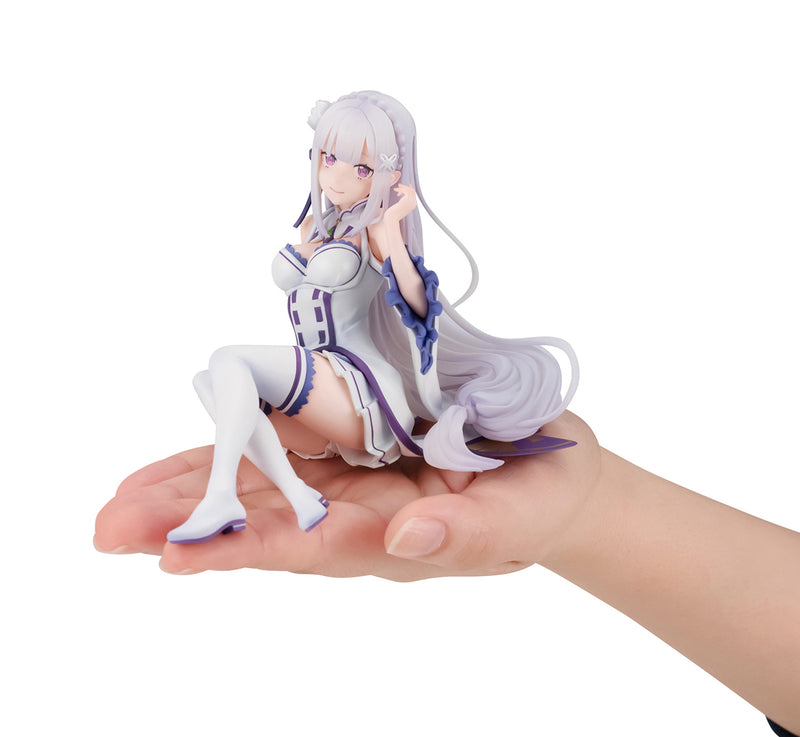 Re:ZERO -Starting Life in Another World- MEGAHOUSE Melty Princess Palm Size Emilia