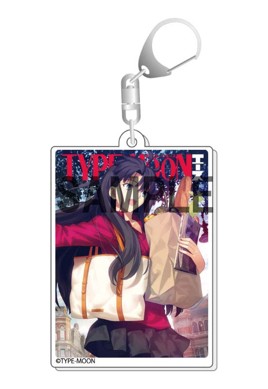 TYPE-MOON Ace KADOKAWA Cover Illustration Acrylic Key Chain Rin