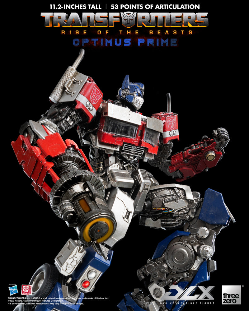 Transformers: Rise of the Beasts Threezero DLX Optimus Prime