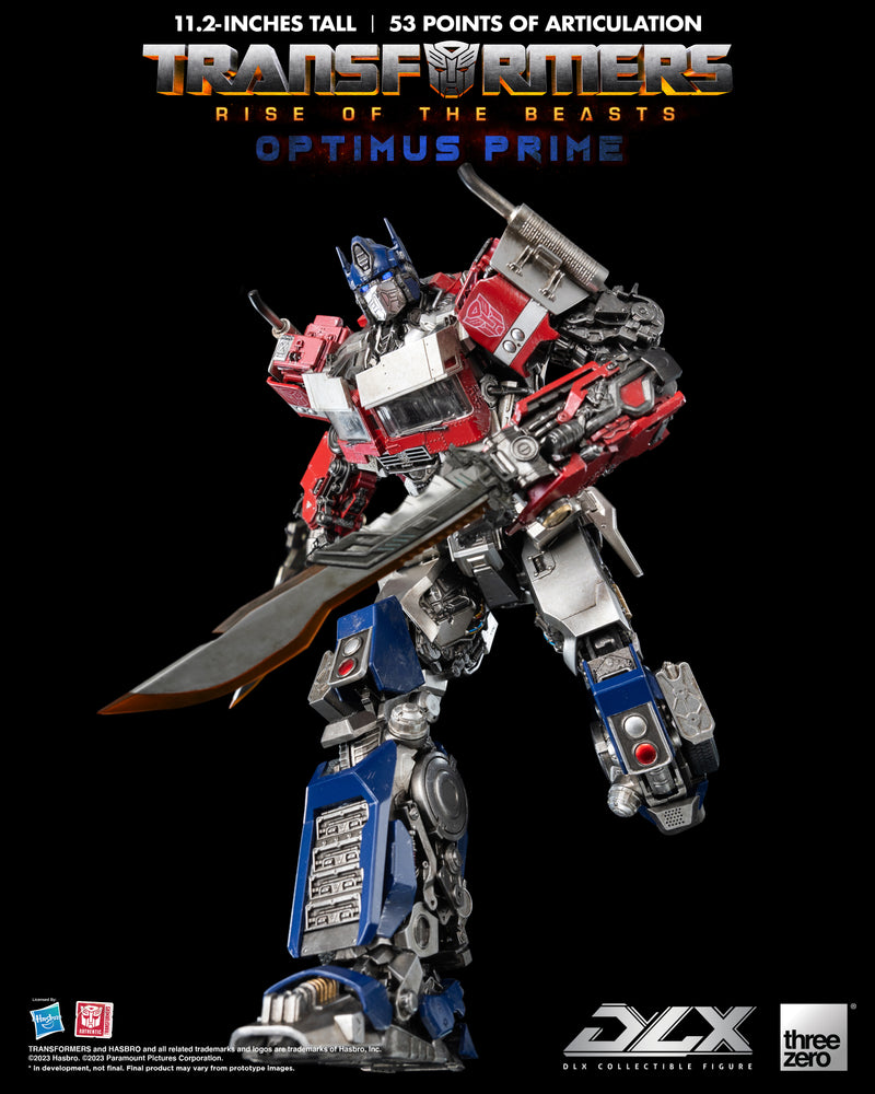 Transformers: Rise of the Beasts Threezero DLX Optimus Prime