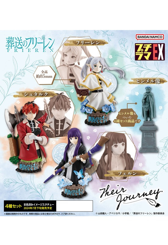 Frieren： Beyond Journey's End MEGAHOUSE Petitrama series EX Their Journey. set 【with the statue of Himmel】