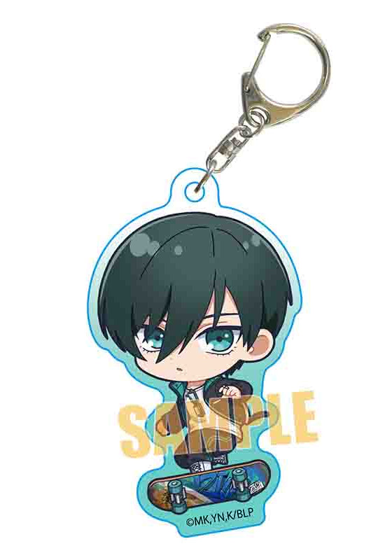 Blue Lock Bell House Acrylic Key Chain Part 2 Itoshi Rin Skater Ver.