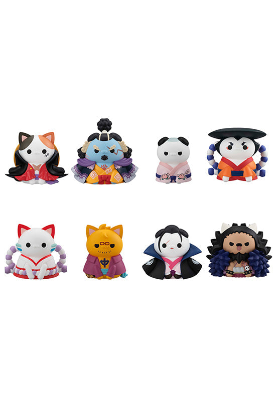 MEGA CAT PROJECT MEGAHOUSE ONE PIECE Nyan Piece Nyan!Ver. Luffy in Wano Kuni（Repeat）(Box of 8)