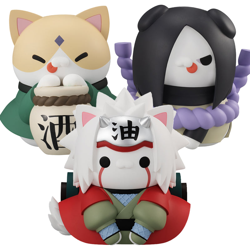 NARUTO  MEGA CAT PROJECT MEGAHOUSE Nyanto! The Big Nyaruto Series  The sannin set【with gift】