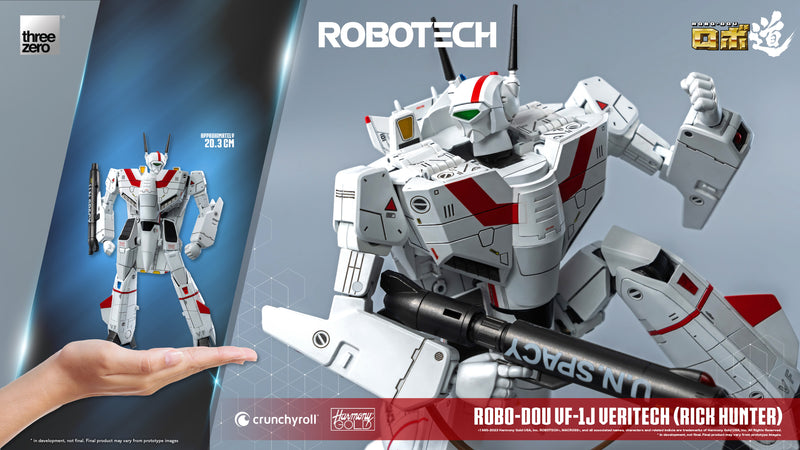Robotech threezero 3A ROBO-DOU VF-1J Veritech (Rick Hunter)