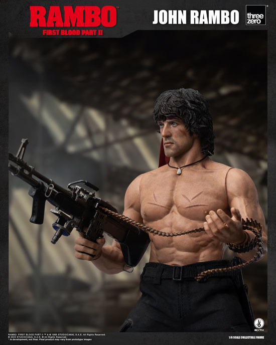Rambo: First Blood Part II 3A 1/6 John Rambo