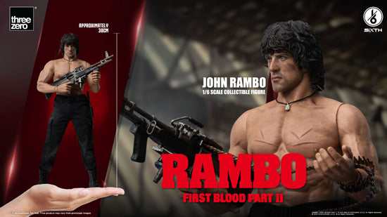 Rambo: First Blood Part II 3A 1/6 John Rambo