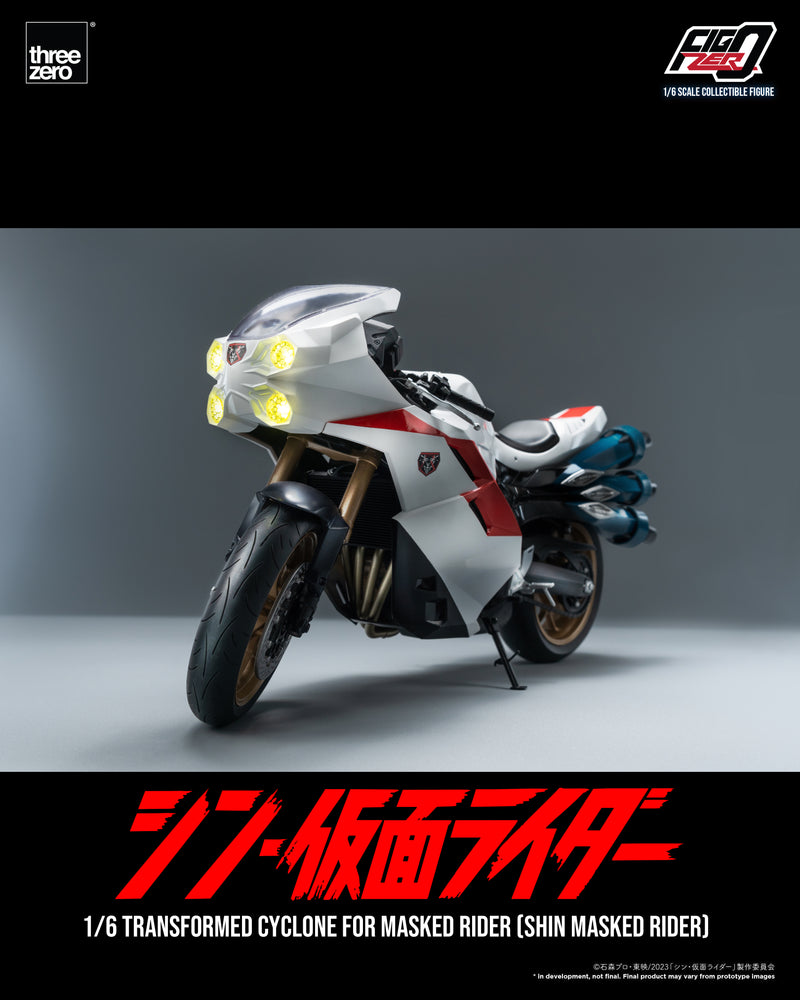 SHIN MASKED RIDER Threezero FigZero 1/6 Transformed Cyclone for Masked Rider