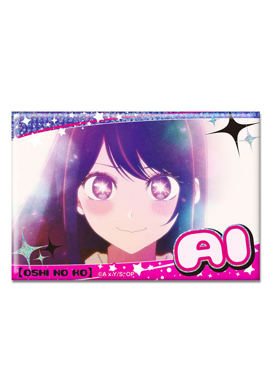 Oshi no Ko Licence Agent Hologram Can Badge Design 01 Ai A
