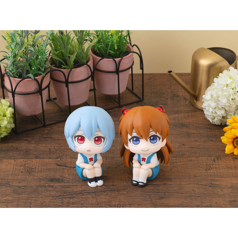 Evangelion： 3.0+1.0 Thrice Upon a Time MEGAHOUSE Lookup Rei Ayanami ＆Shikinami Asuka Langley Set 【with gift】