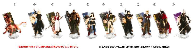 Final Fantasy VII Rebirth Square Enix Acrylic Stand (1-10 Selection)