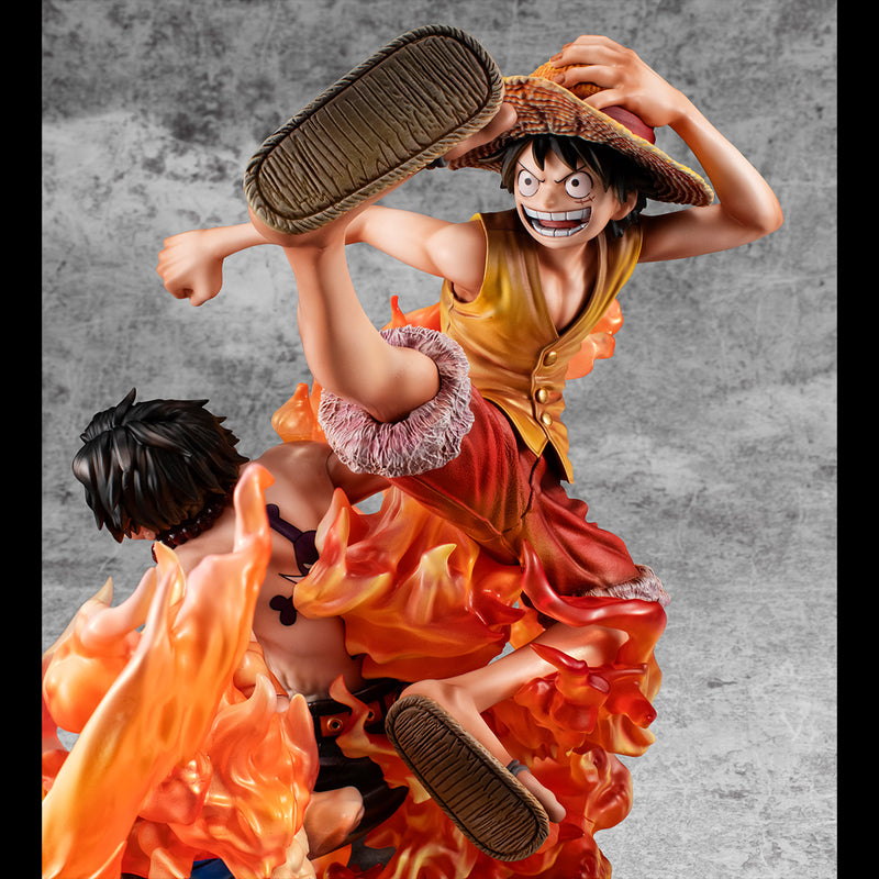 ONE PIECE MEGAHOUSE Portrait.Of.Pirates NEO-MAXIMUM Luffy ＆ Ace ～Bond between brothers～ 20th LIMITED Ver.