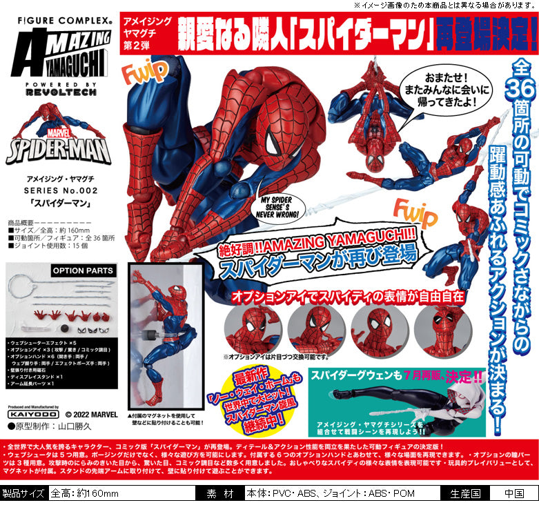 Spider-Man Kaiyodo Amazing Yamaguchi Series No. 002 Spider-Man