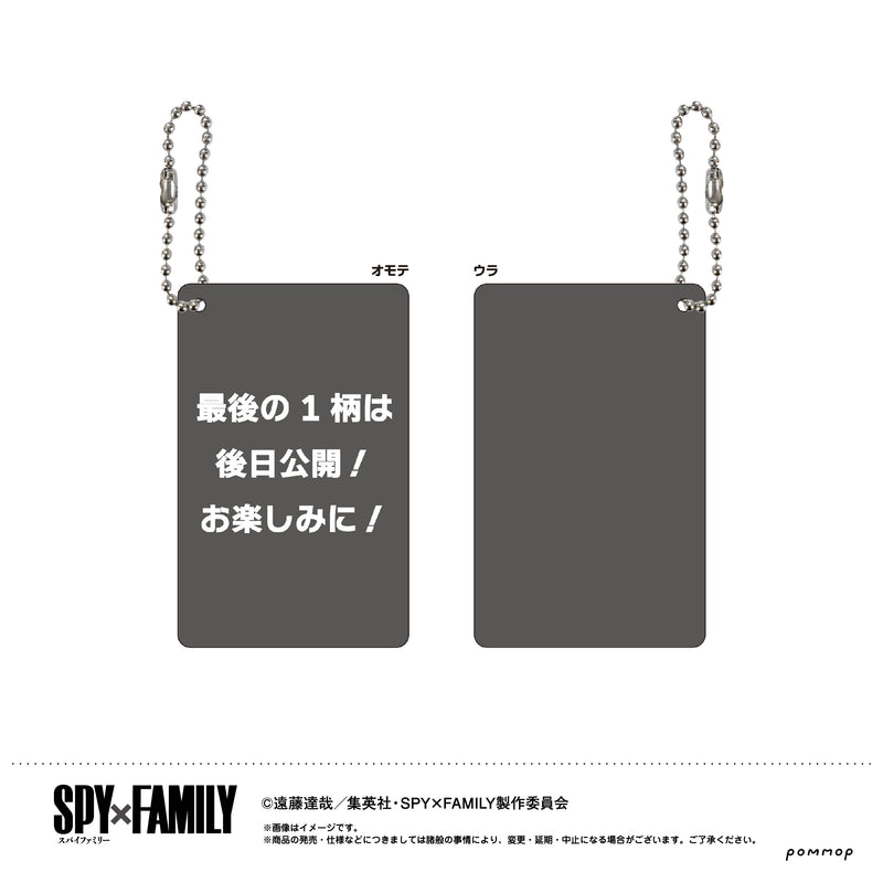 SPY x FAMILY POMMOP Visual Card Key Chain Collection(1 Random)