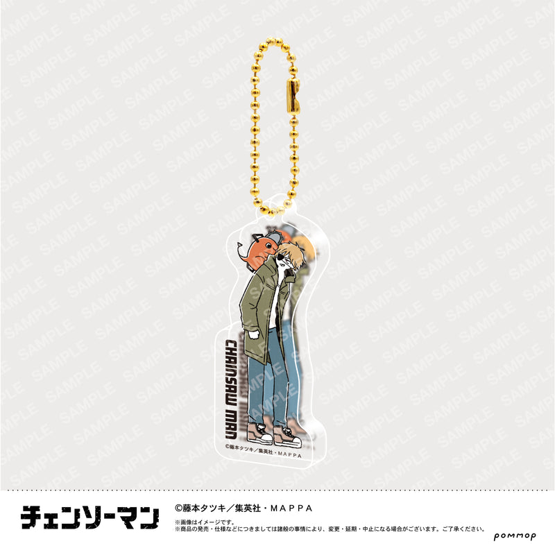 Chainsaw Man POMMOP Yuru Style Acrylic Key Chain Collection