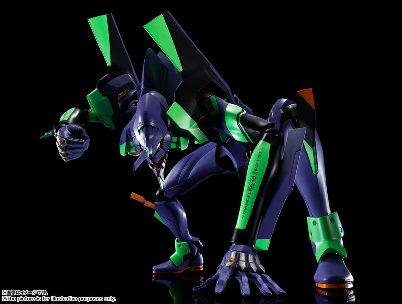 Rebuild of Evangelion Bandai DYNACTION Humanoid Decisive Weapon Artificial Human Evangelion EVA-01 + Cassius Spear (Renewal Color Edition)