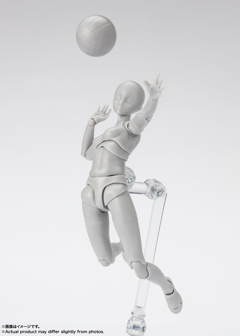 Bandai S.H.Figuarts Body-chan -Sports- Edition DX Set (Gray Color Ver.)(JP)