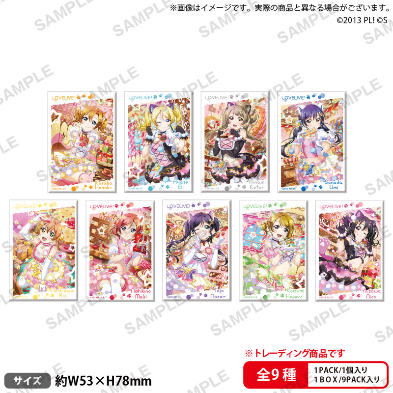 Love Live! School Idol Festival Bushiroad Creative Square Can Badge Collection μ's Cat Twin Tail Ver.(1 Random)