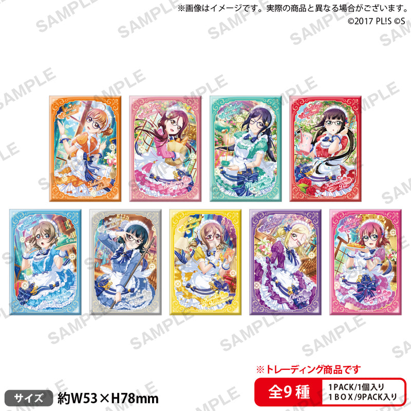 Love Live! School Idol Festival Bushiroad Creative Square Can Badge Collection Aqours Maid in Residence Ver.(1 Random)