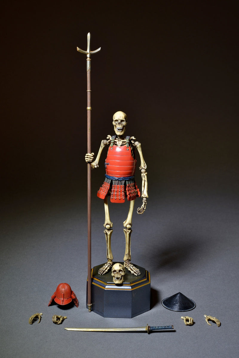 TAKEYASHIKI JIZAI OKIMONO KAIYODO KT-010 Samurai Skeleton / full color ver.
