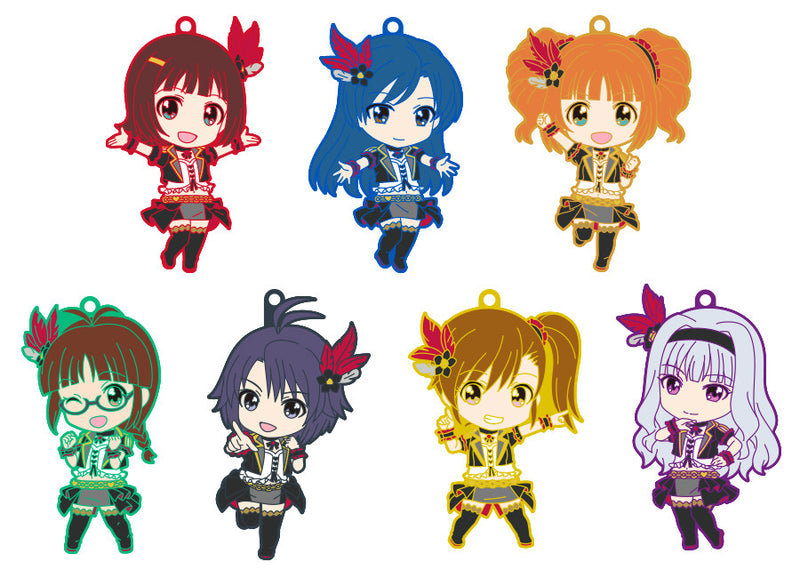 THE IDOLM@STER GOOD SMILE COMPANY Nendoroid Plus Collectible Rubber Straps: 765PRO ALLSTARS Revolution Night A (Set of 7 Characters)