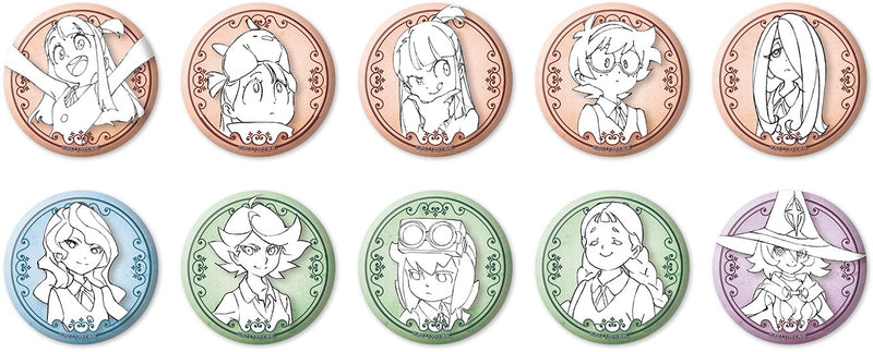 Little Witch Academia Collectible GOOD SMILE COMPANY Badges (Set of 10 Characters)