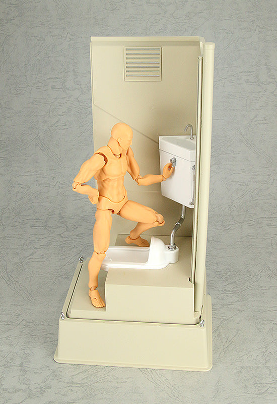 Mabell Original Miniature Model Series KAITENDOH 1/12 Scale Portable Toilet TU-R1J