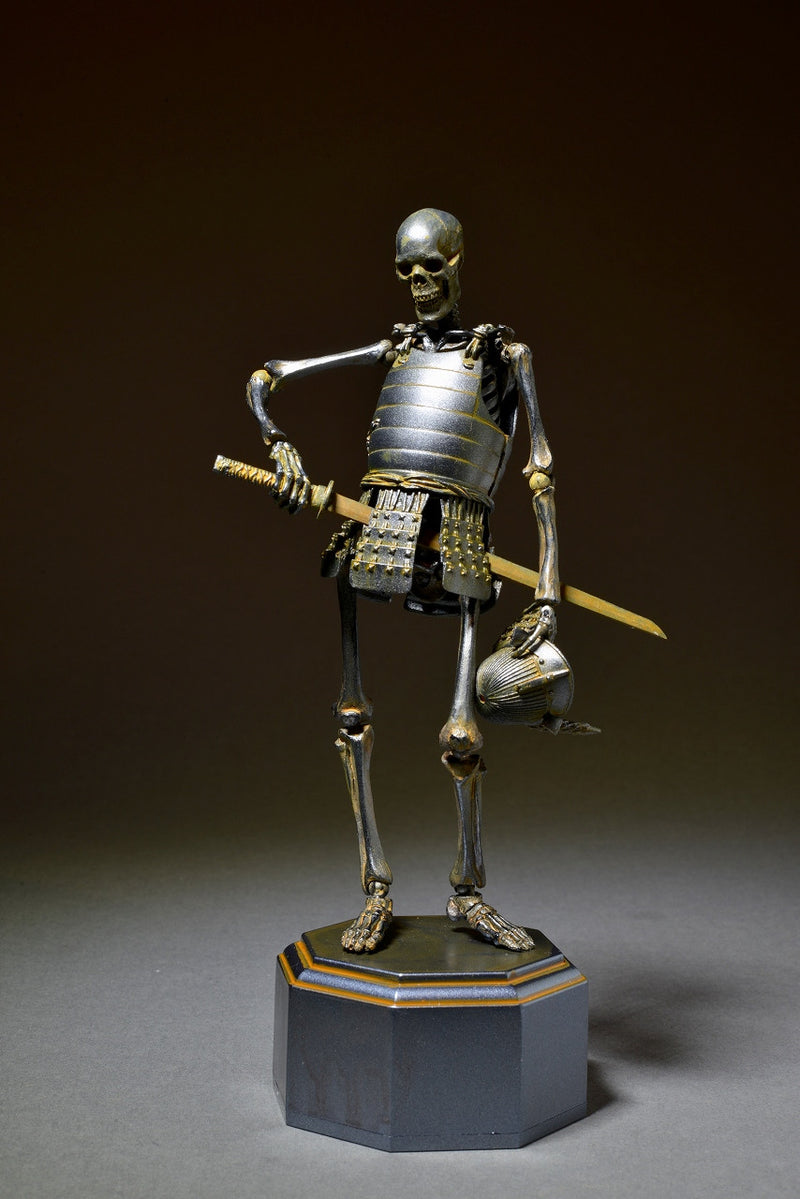 TAKEYASHIKI JIZAI OKIMONO KAIYODO KT-009 Samurai Skeleton / Iron color ver.