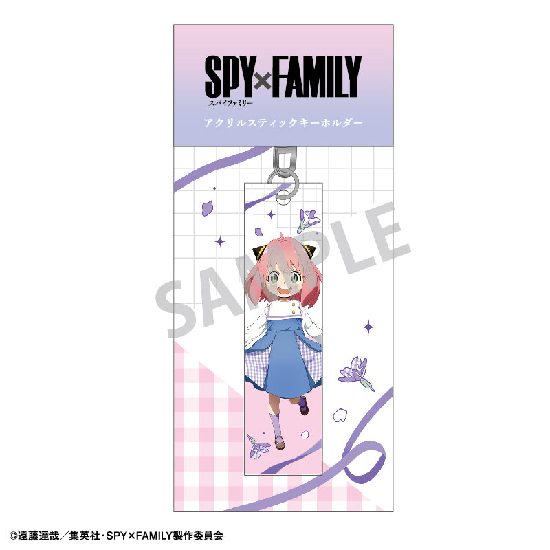 SPY x FAMILY KAMIO JAPAN Acrylic Stick Key Chain Loid Anya Link Coordinate