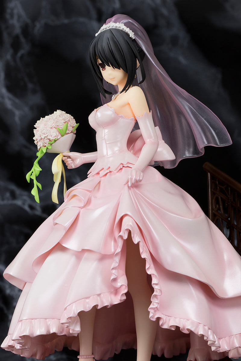 Date A Live PULCHRA Kurumi Tokisaki Wedding ver. Pink 1/7 PVC Figure