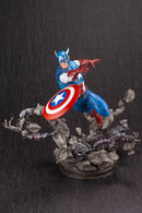 MARVEL UNIVERSE Kotobukiya CAPTAIN AMERICA AVENGERS FINE ART STATUE