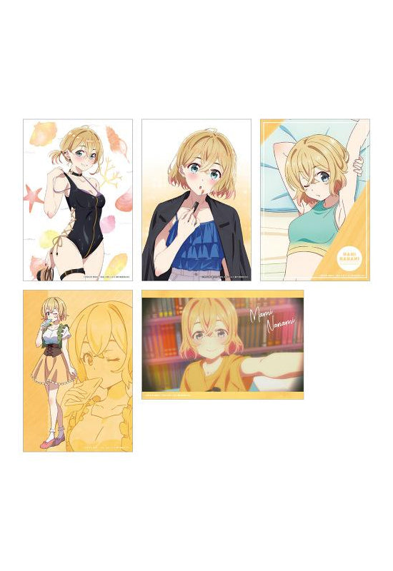 Rent-A-Girlfriend KADOKAWA Swimsuit and Girlfriend Illustration Cards (Set of 5) Mami Nanami A