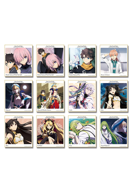 Fate/Grand Order Absolute Demonic Front: Babylonia HOBBY STOCK Trading Mini Shikishi vol.2 (Box of 12 Blind Pack)