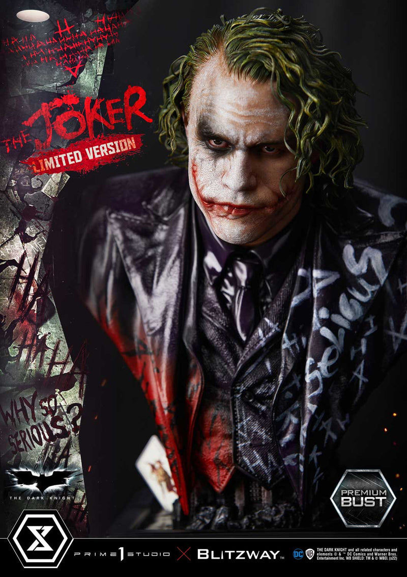 The Dark Knight Prime 1 Studio Premium Bust The Joker Limited Version